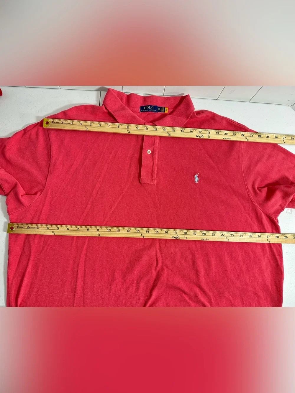 Polo Ralph Lauren Men Polo Shirt Sz 3XB Pony Logo Short Sleeve Preppy Big & Tall